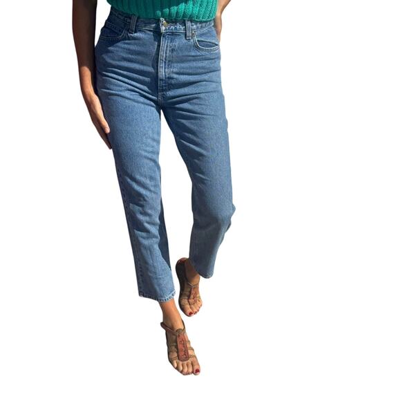 Vintage 90s Jones Sport Mom Jeans – High Waisted Straight Leg Denim - Picture 1 of 8